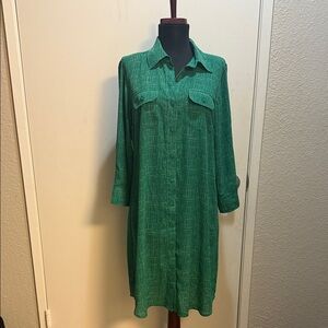 CAbi Emerald Long Sleeve Dress